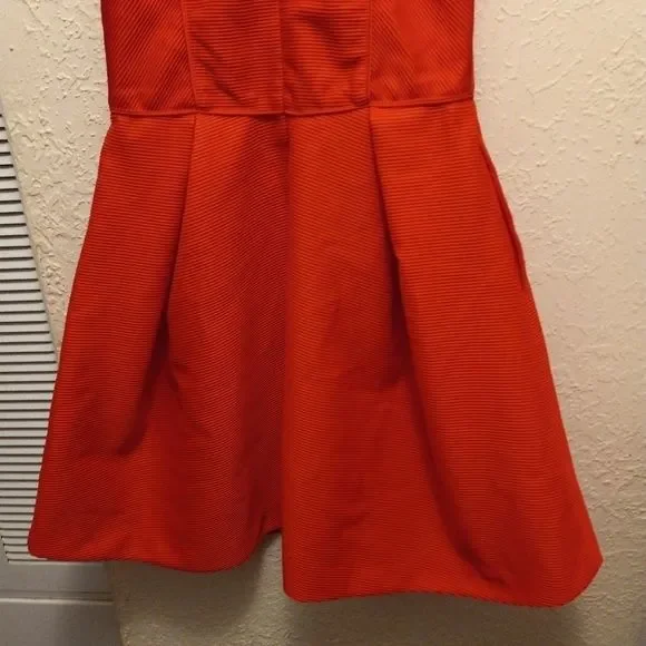 Maje Pleated Fit/Flare Dress - Picture 6 of 8